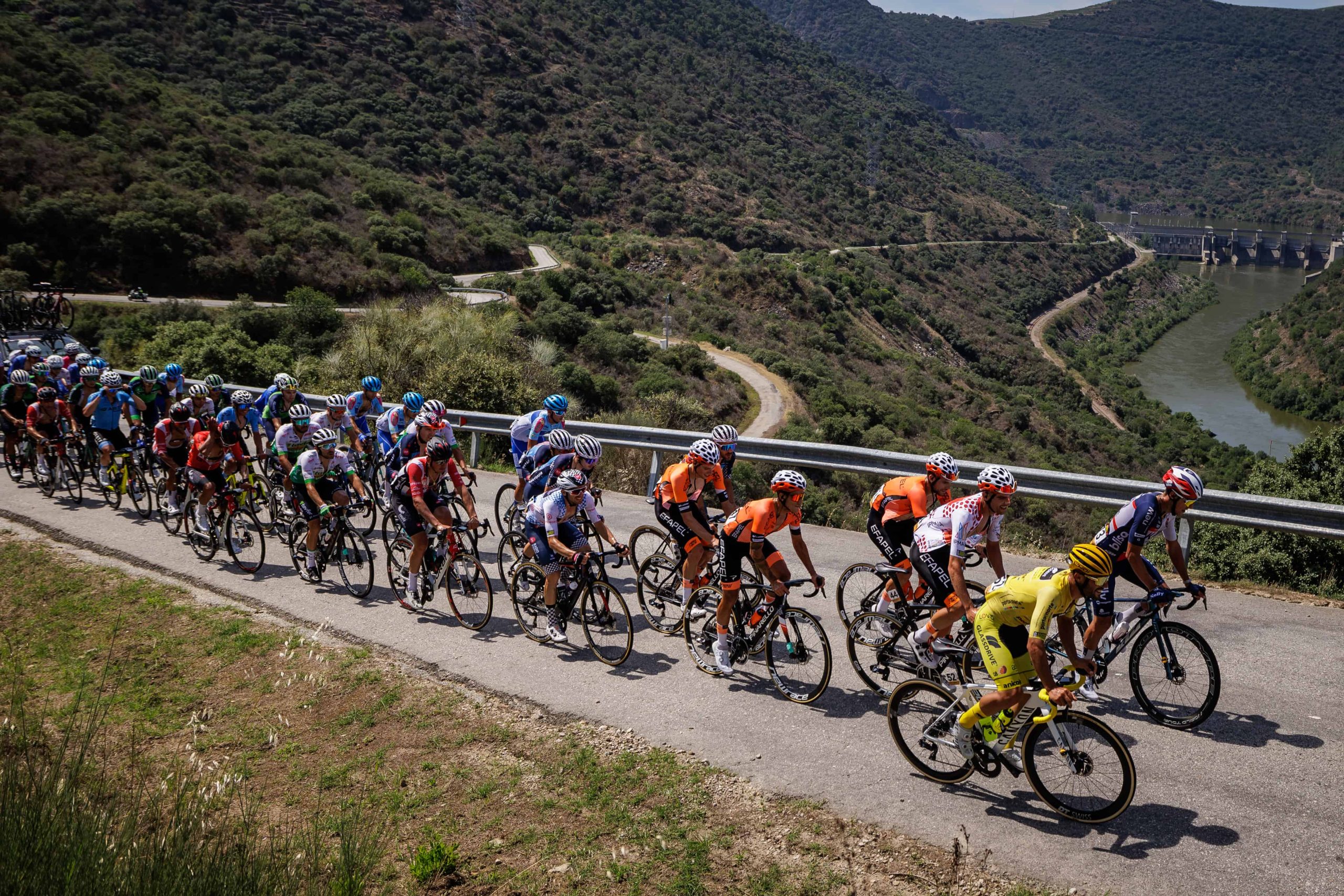 3 Grande Prémio do Douro: 3a etapa Alijó, 16/06/2023 - Decorreu hoje a 3ª etapa do 3º Grande Prémio de Ciclismo do Douro Internacional que percorreu estradas entre Pinhão e Alijó.
(Miguel Pereira/Global Imagens)